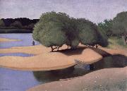 Felix Vallotton Sandbanks on the Lore painting